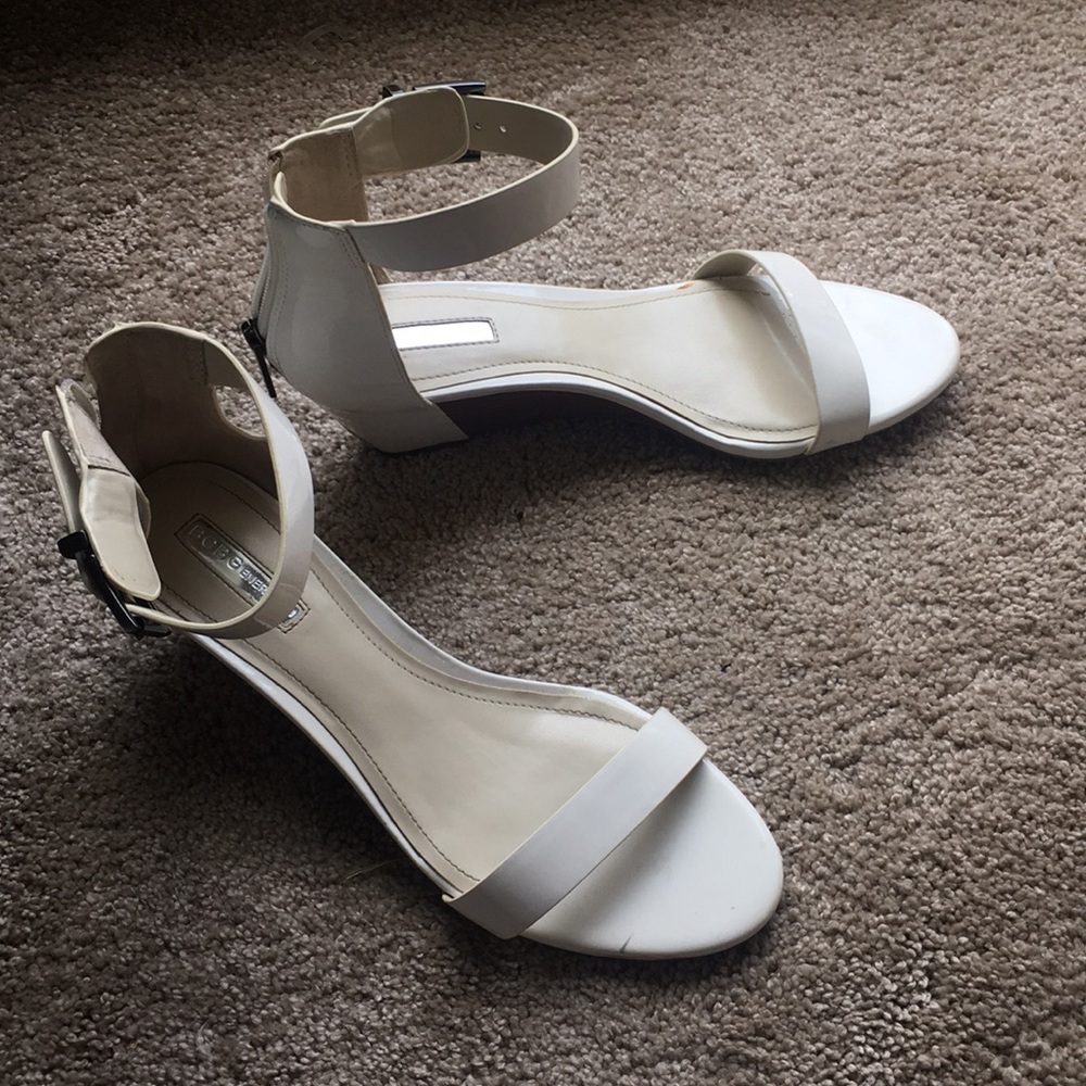 Super cute white heels. In great condition!